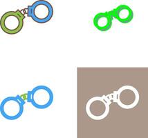 Handcuffs Icon Design vector