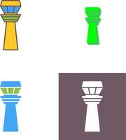 Control Tower Icon Design vector