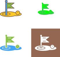 diseño de icono de golf vector