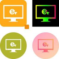 Unique Pay Per Click Icon Design vector