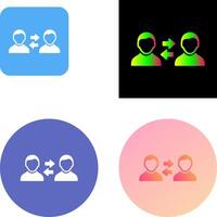 Unique Consulting Services Icon Design vector