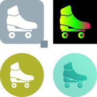 diseño de icono de patines vector