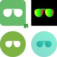 único lentes icono diseño vector