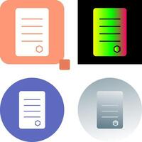 Unique Reports Icon Design vector