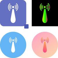 Non Ionizing Radiation Icon Design vector