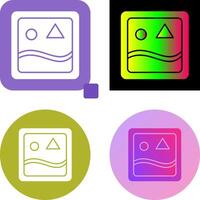 Unique Images Icon Design vector