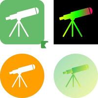 diseño de icono de telescopio vector