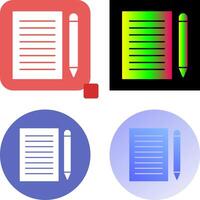 Write Feedback Icon Design vector
