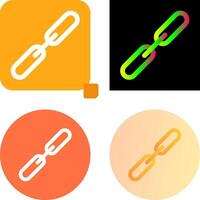 Link Building Icon Design vector