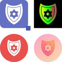 Security Settings Icon Design vector