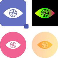 Unique Eye Icon Design vector