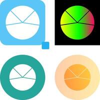 Pie Chart Analysis Icon Design vector