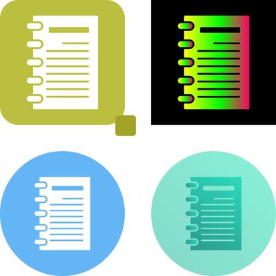 Notepad Icon Design
