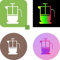 French Press Icon Design vector