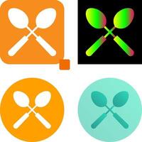 Spoons Icon Design vector