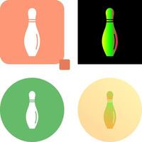 Bowling Pin Icon Design vector