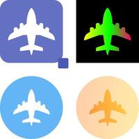 Aeroplane Icon Design vector