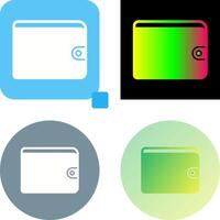 Unique Wallet Icon Design vector