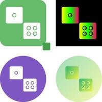 Dice Icon Design vector