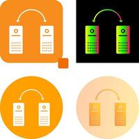 Unique Connected Systems Icon Design vector