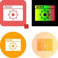Unique Settings Icon Design vector