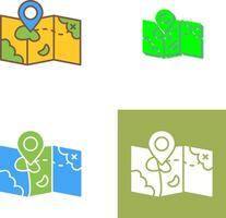 Map Icon Design vector