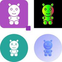 Unique Toys Icon Design vector