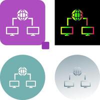 Unique Internet Connectivity Icon Design vector