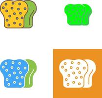 Toast Icon Design vector