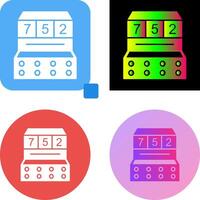 Slot Machine Icon Design vector