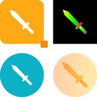 Unique Sword Icon Design vector