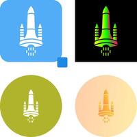 diseño de icono de transbordador espacial vector