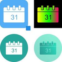 Unique Calendar Icon Design vector