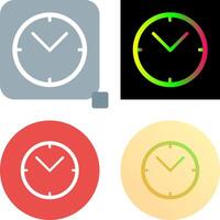 único reloj icono diseño vector