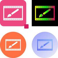 Unique Website Design Icon Design vector