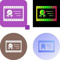 Unique Quality Assurance Icon Design vector