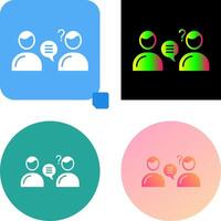 Unique Consulting Services Icon Design vector