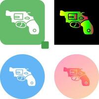 Unique Revolver Icon Design vector