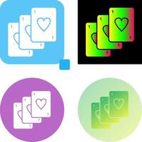 Unique Deck of Cards Icon Design vector