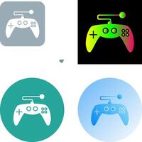 único juego de azar controlar icono diseño vector