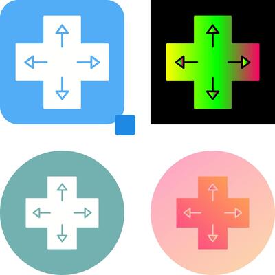 Unique Direction Keys Icon Design