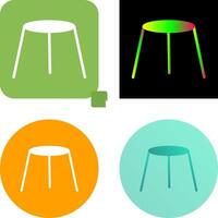 Unique Stool Icon Design vector