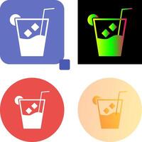 Unique Whiskey Sour Icon Design vector