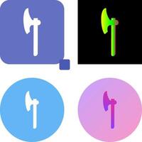 Unique Axe Icon Design vector