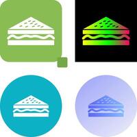 Unique Sandwich Icon Design vector