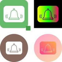 único alarma icono diseño vector