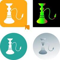 Unique Hookah Icon Design vector