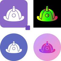 Unique Firefighter Hat Icon Design vector