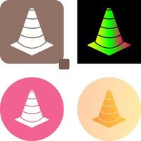 Unique Cone Icon Design vector
