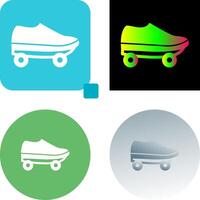 diseño de icono de patines vector